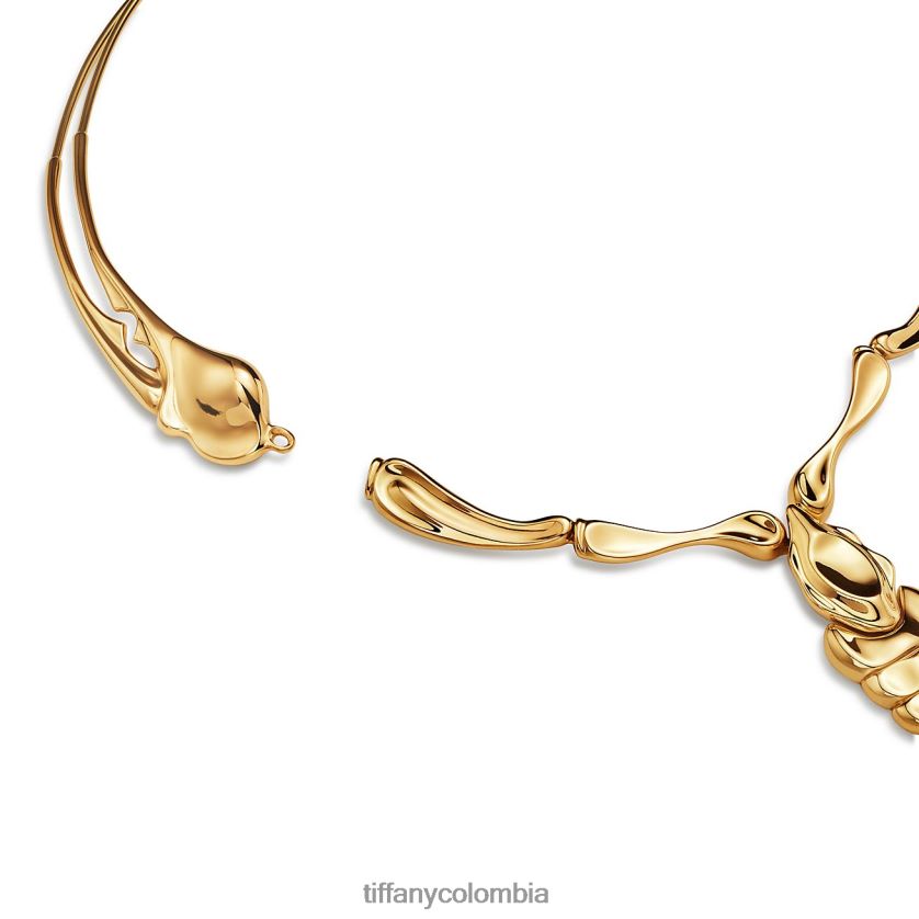 Tiffany collar de escorpión unisexo 2J40B8240 joyas en oro amarillo