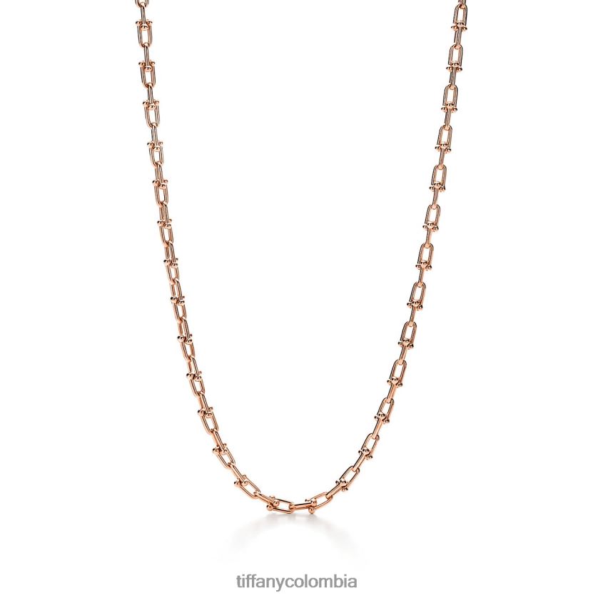 Tiffany collar de eslabones pequeños unisexo 2J40B8224 joyas en oro rosa