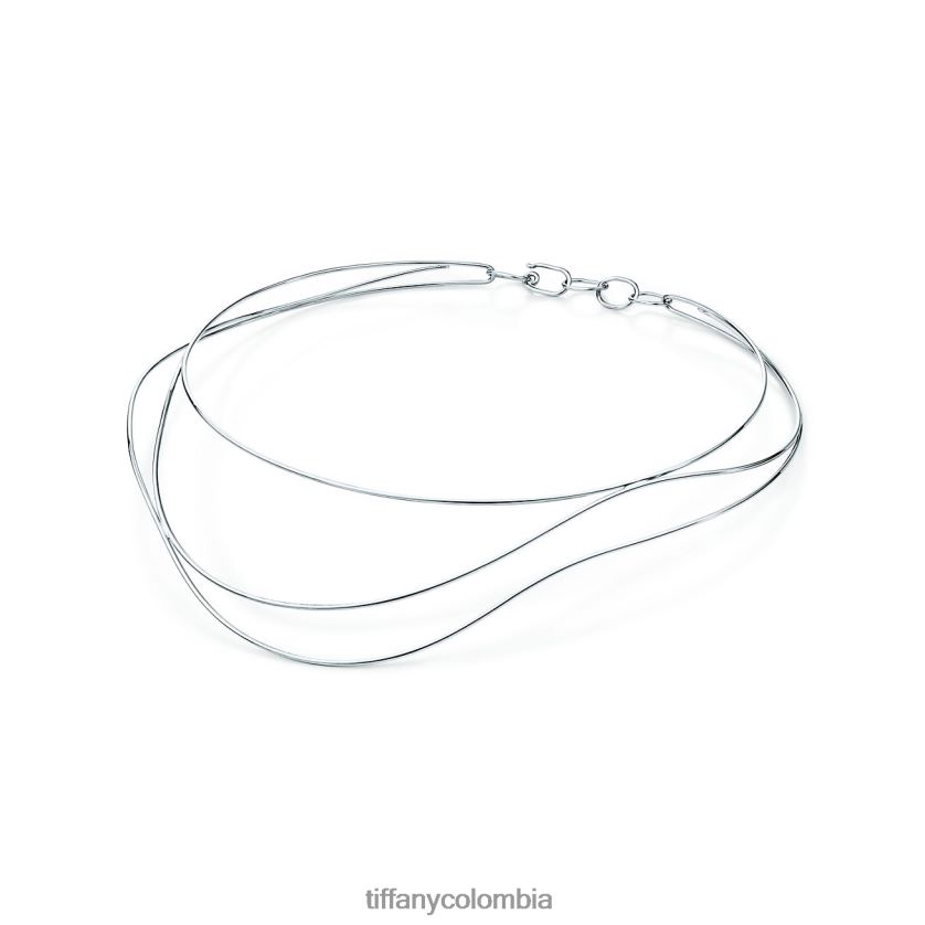 Tiffany collar de olas unisexo 2J40B8660 joyas