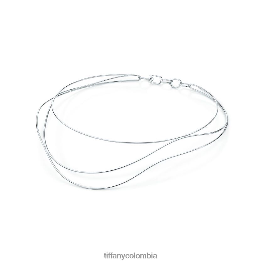 Tiffany collar de olas unisexo 2J40B8660 joyas