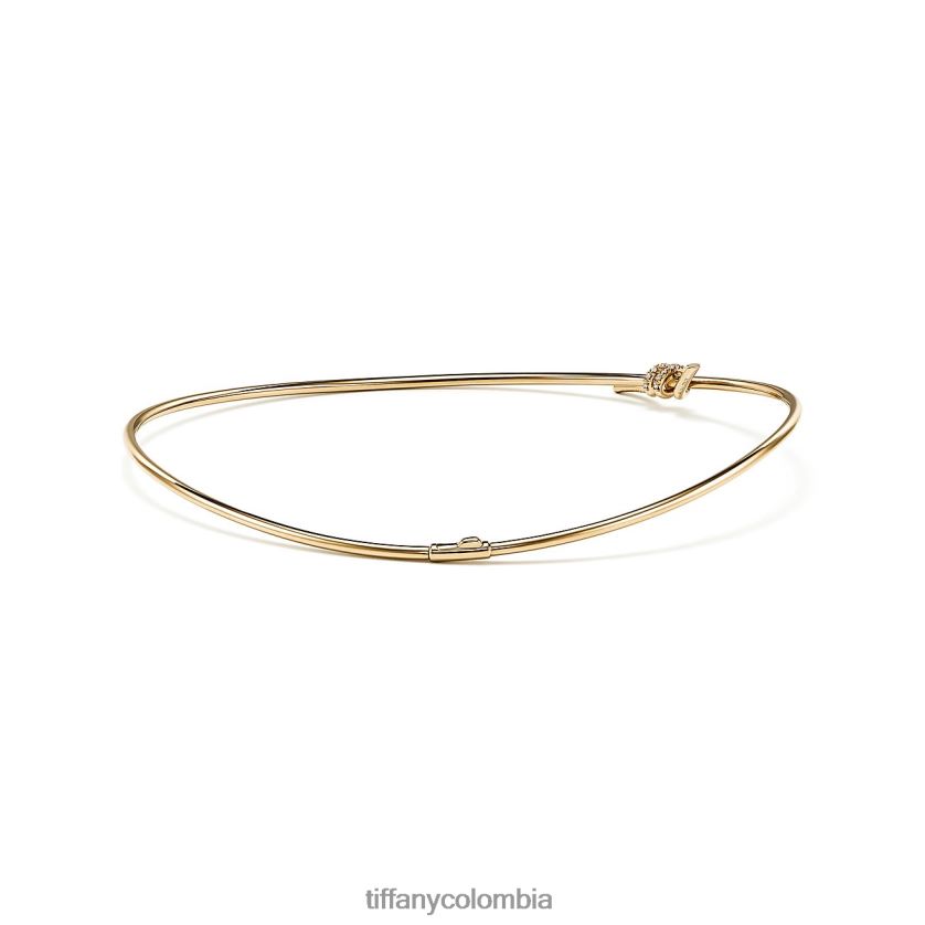 Tiffany collar unisexo 2J40B8126 joyas en oro amarillo con diamantes