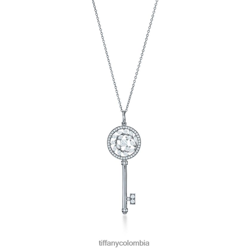 Tiffany llave de vid de diamante victoria unisexo 2J40B8406 joyas en platino