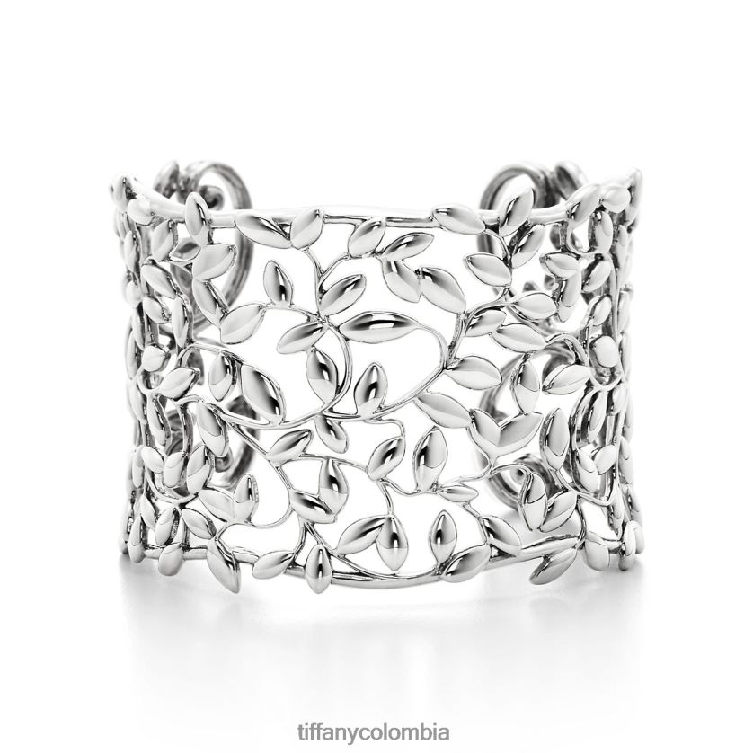 Tiffany brazalete de hoja de olivo unisexo 2J40B81191 joyas