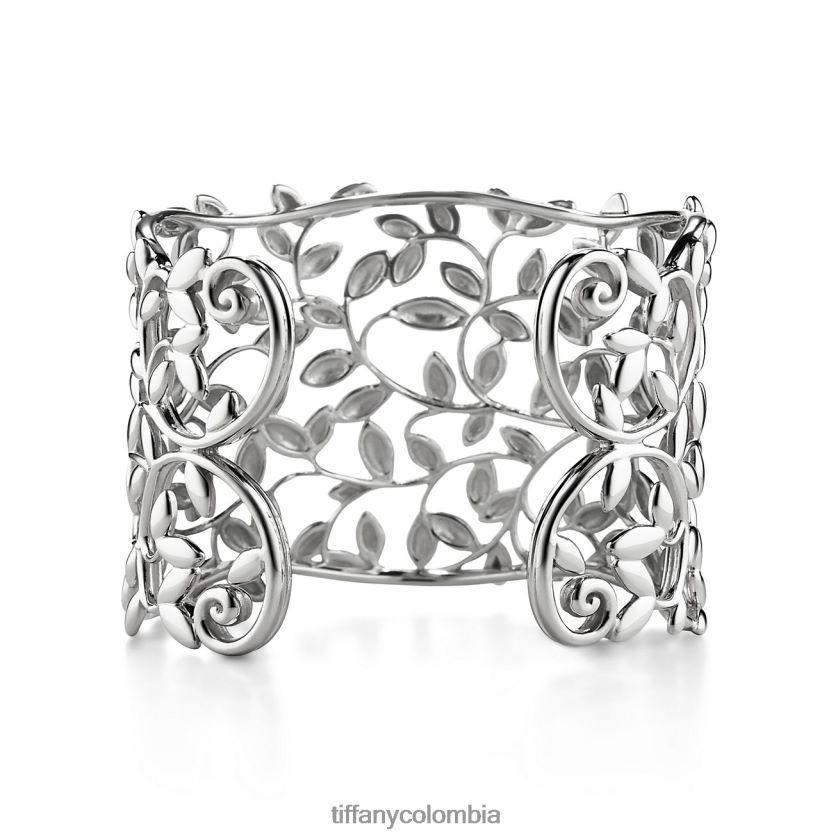 Tiffany brazalete de hoja de olivo unisexo 2J40B81191 joyas