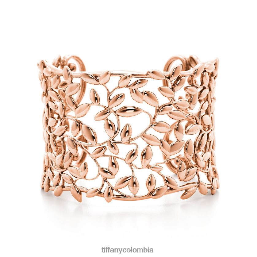 Tiffany brazalete de hoja de olivo unisexo 2J40B81396 joyas