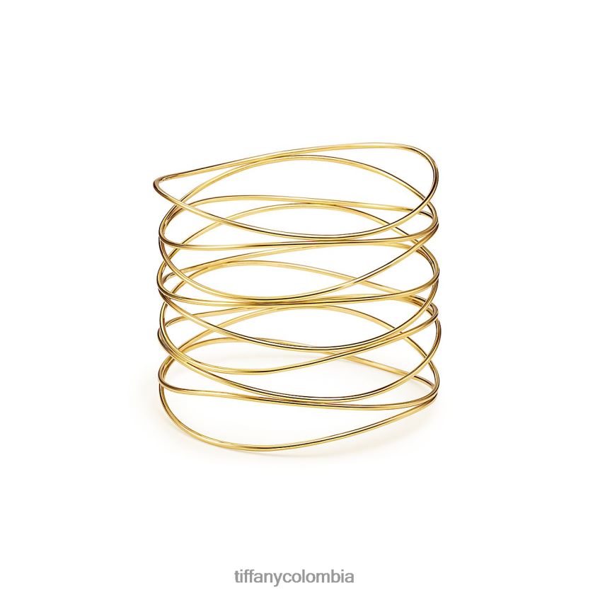 Tiffany brazalete ondulado de nueve hileras unisexo 2J40B81384 joyas - Haga un click en la imagen para cerrar