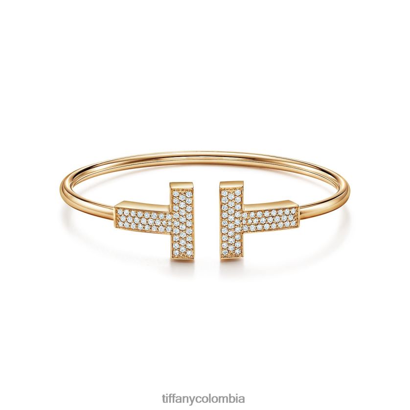 Tiffany pulsera ancha de alambre con diamantes unisexo 2J40B81301 joyas - Haga un click en la imagen para cerrar