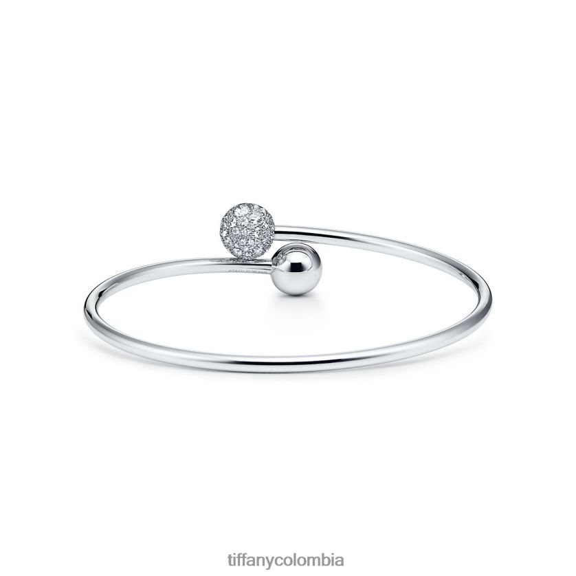 Tiffany pulsera de bypass de bola unisexo 2J40B81250 joyas