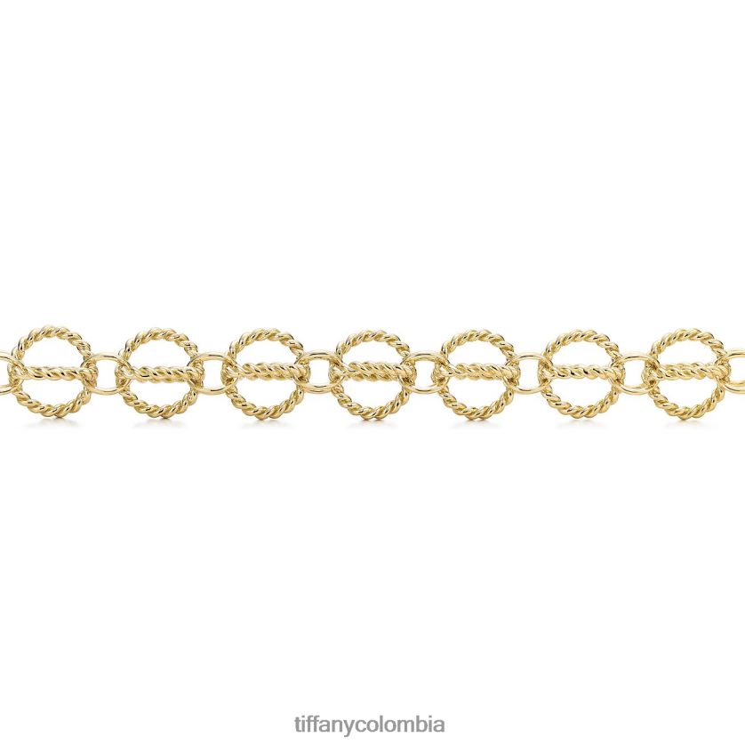 Tiffany pulsera de cuerda circular unisexo 2J40B81075 joyas