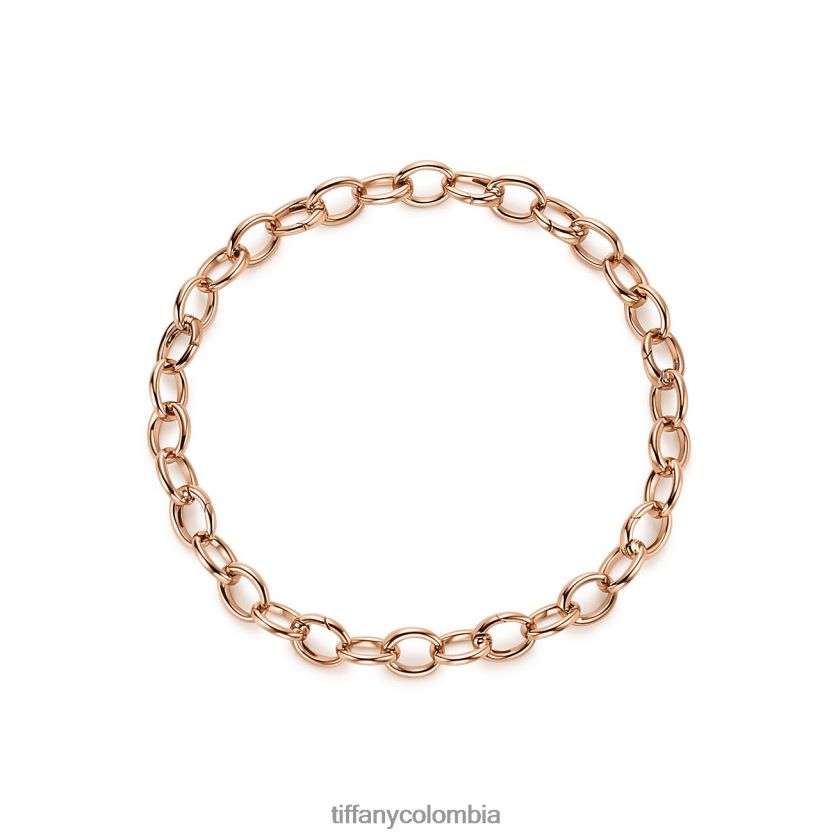 Tiffany pulsera de eslabones ovalados unisexo 2J40B81402 joyas