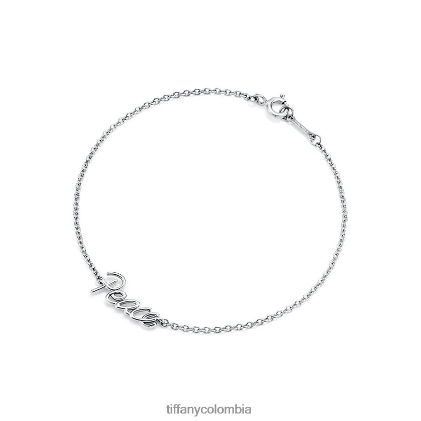 Tiffany pulsera de paz unisexo 2J40B81331 joyas