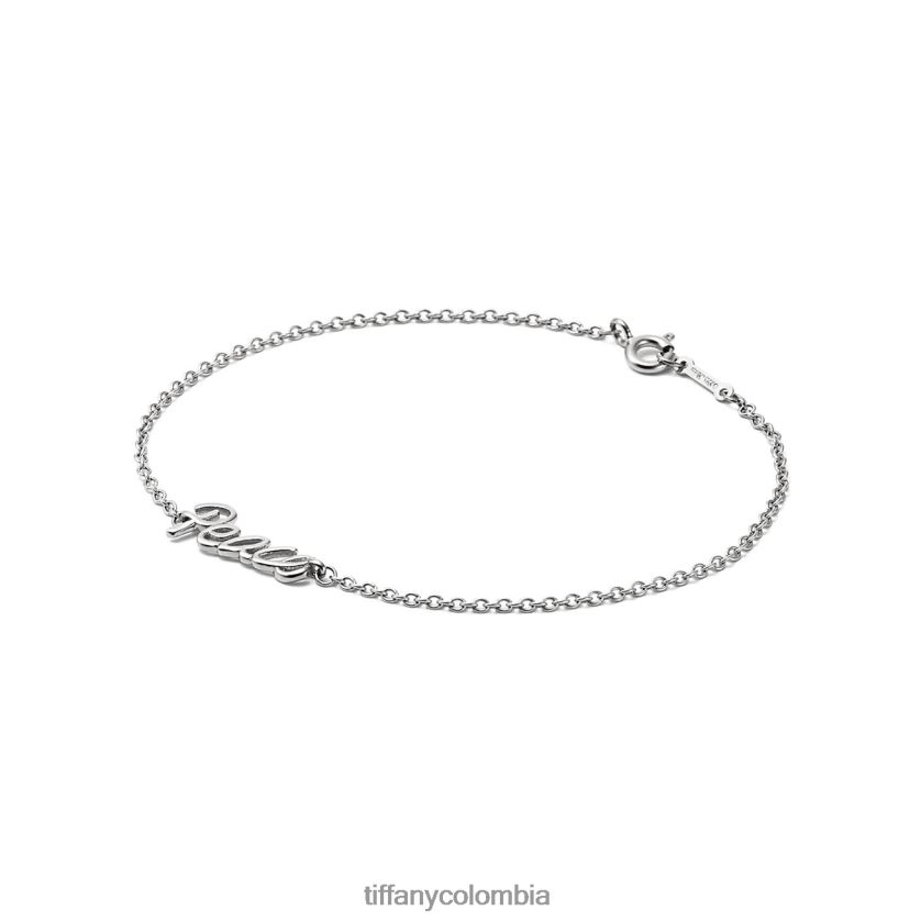 Tiffany pulsera de paz unisexo 2J40B81331 joyas