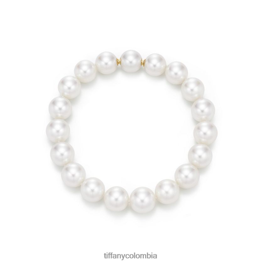 Tiffany pulsera de perlas unisexo 2J40B81350 joyas