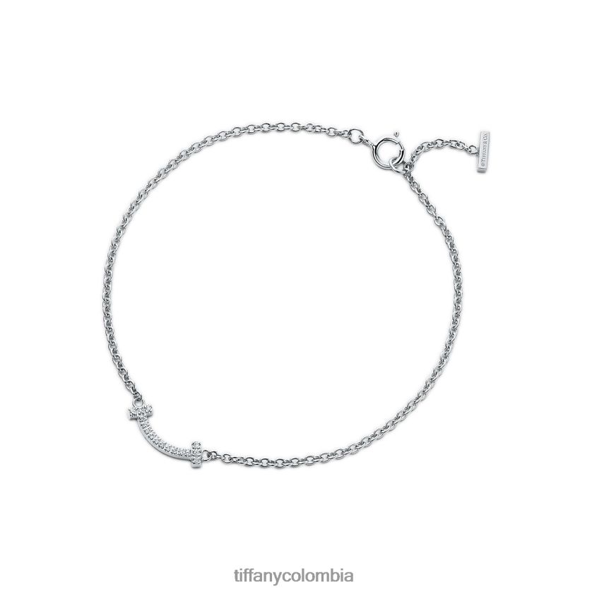 Tiffany pulsera de sonrisa unisexo 2J40B81215 joyas