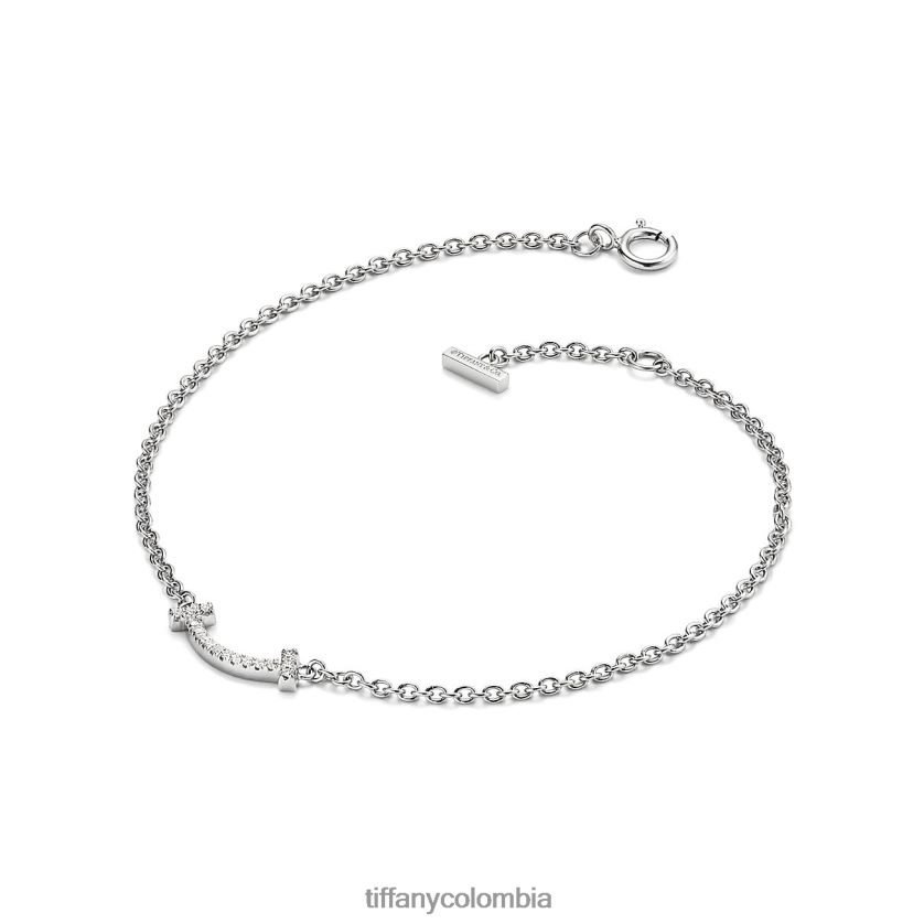 Tiffany pulsera de sonrisa unisexo 2J40B81215 joyas