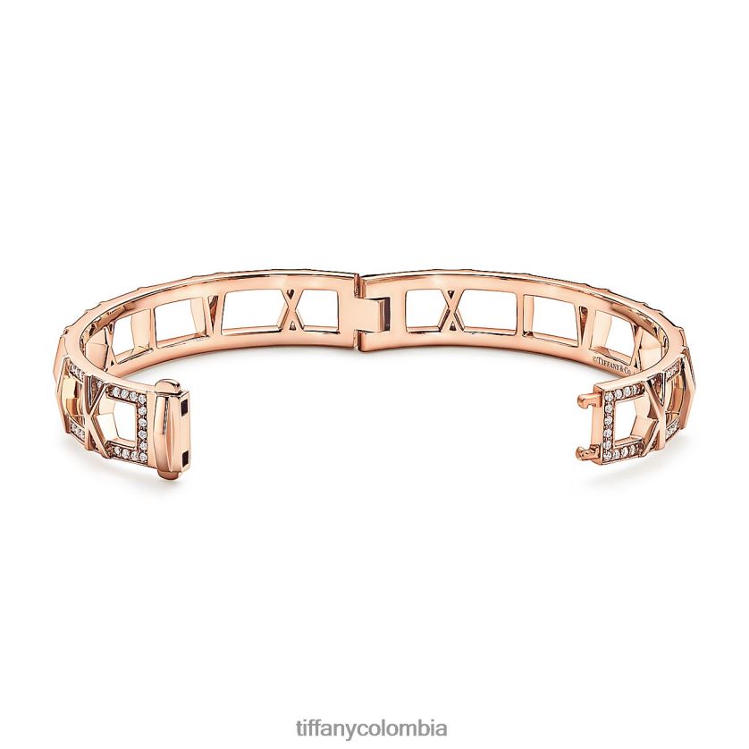 Tiffany x brazalete abierto con bisagras unisexo 2J40B81314 joyas