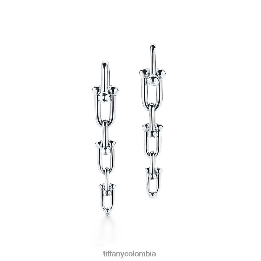 Tiffany aretes con eslabones graduados unisexo 2J40B8767 joyas