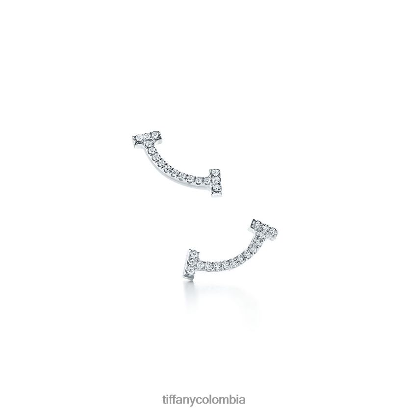 Tiffany aretes de sonrisa unisexo 2J40B8699 joyas