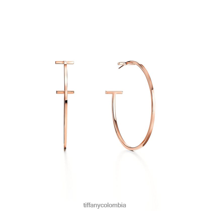 Tiffany pendientes de aro de alambre unisexo 2J40B8873 joyas