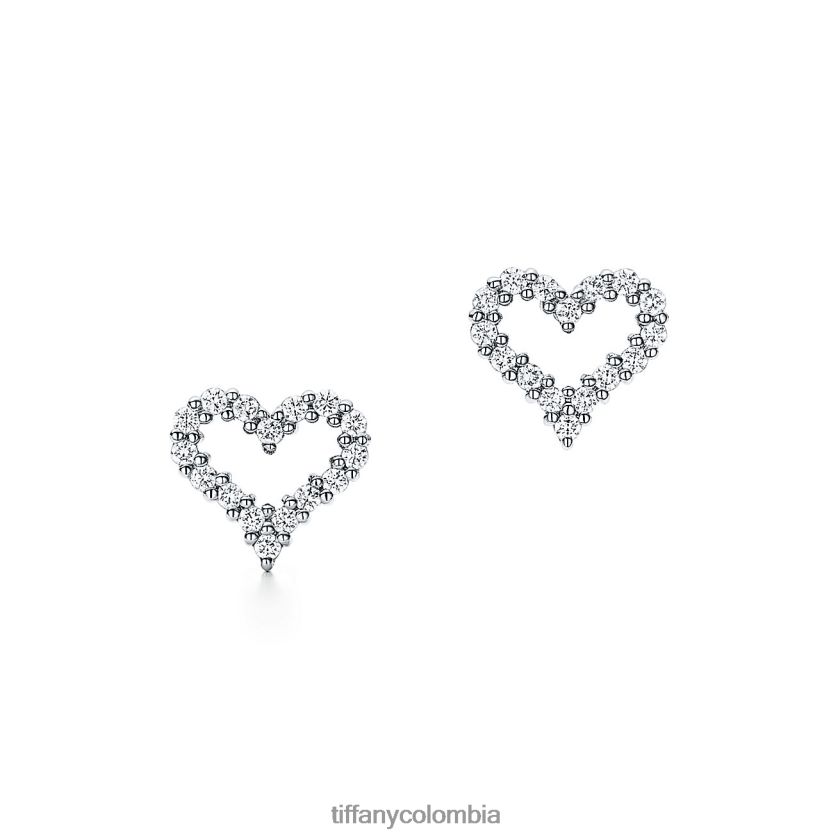 Tiffany pendientes de corazon unisexo 2J40B8779 joyas