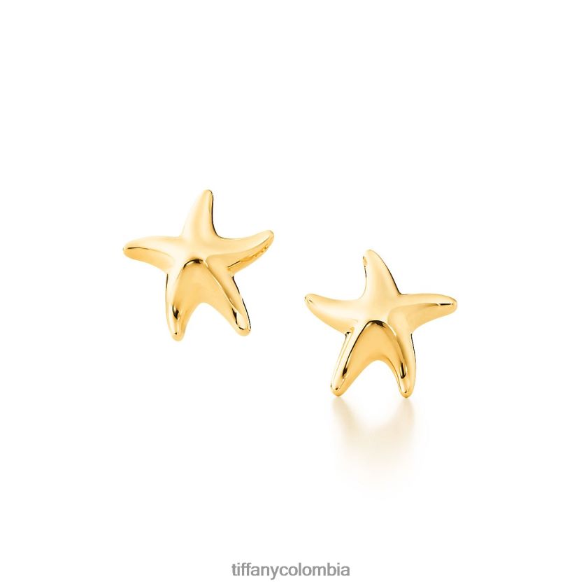 Tiffany pendientes de estrella de mar unisexo 2J40B8883 joyas