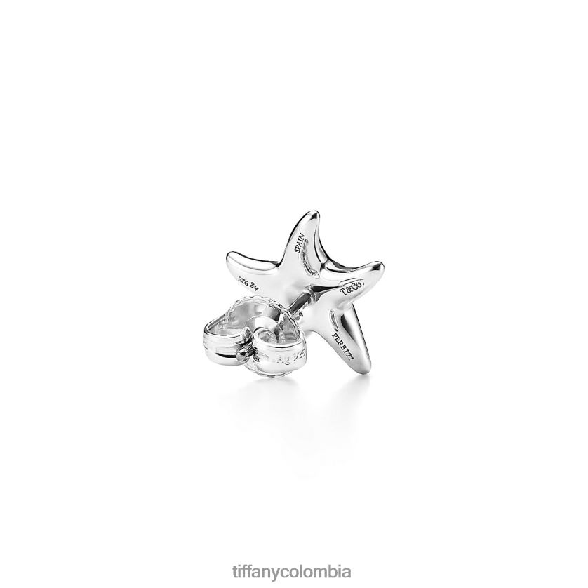 Tiffany pendientes de estrella de mar unisexo 2J40B8970 joyas