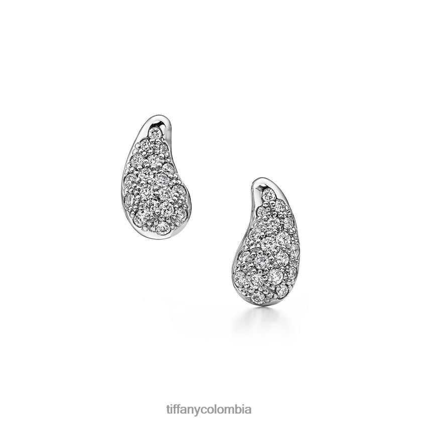 Tiffany pendientes de lágrima unisexo 2J40B8924 joyas