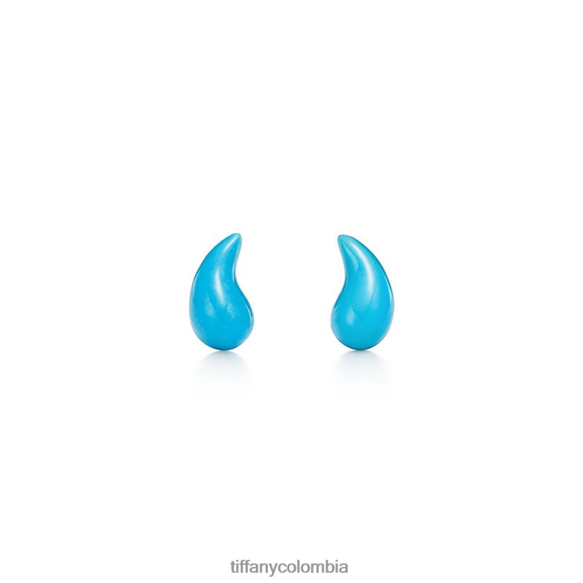 Tiffany pendientes de lágrima unisexo 2J40B8925 joyas