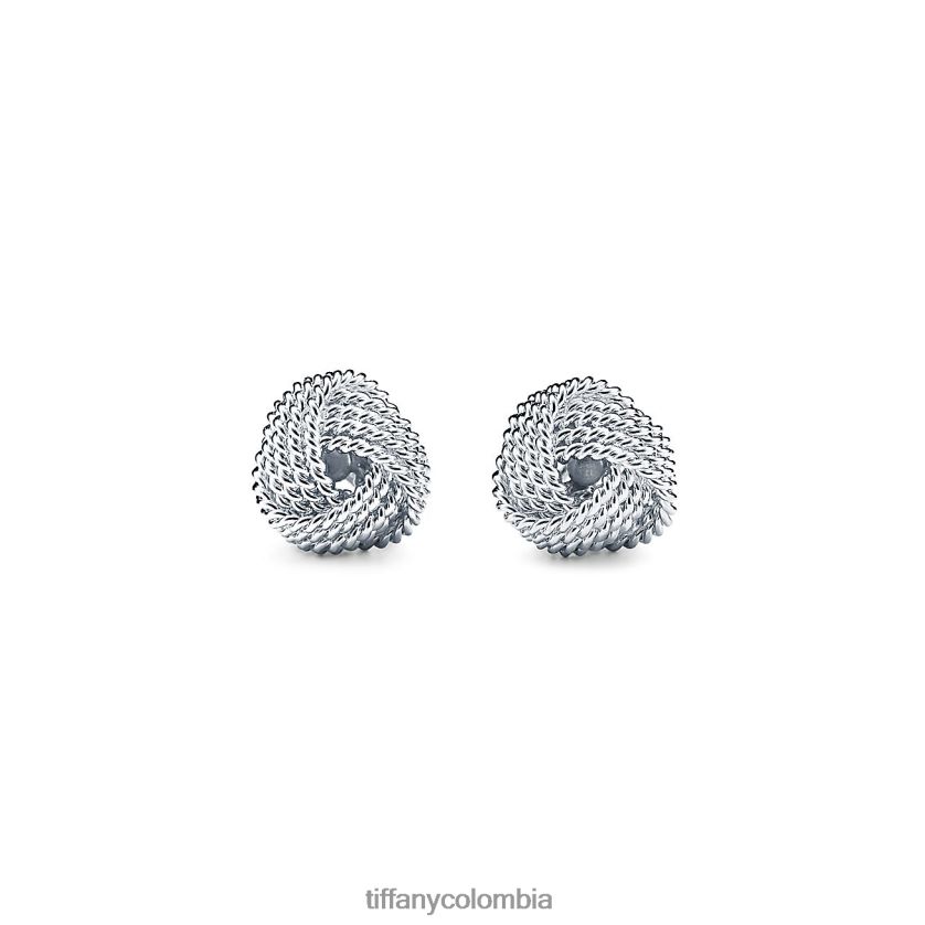 Tiffany pendientes de nudo unisexo 2J40B8843 joyas