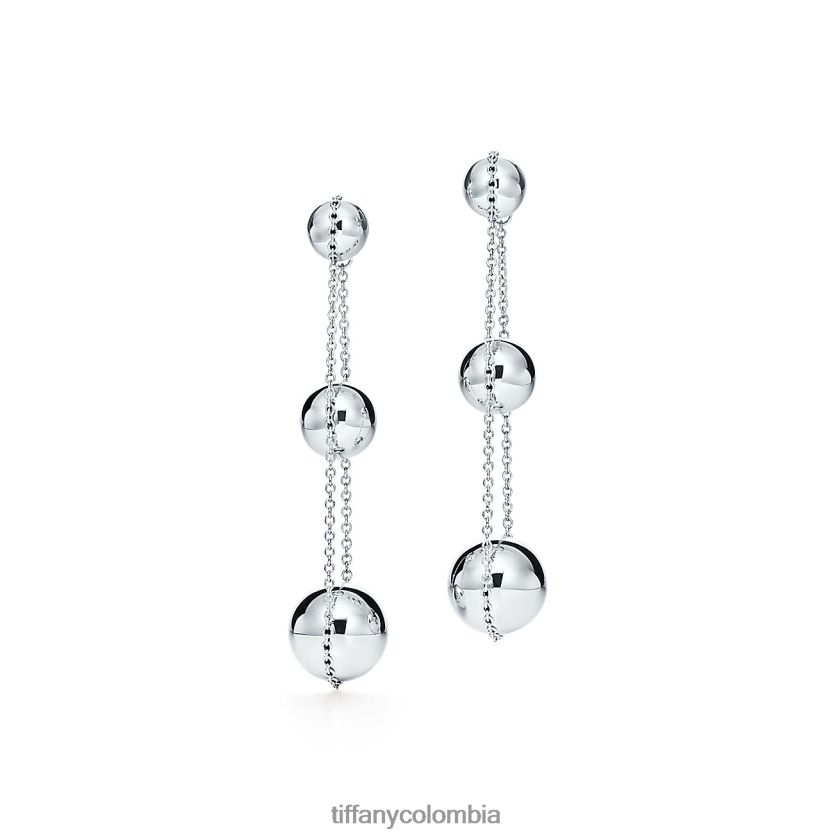 Tiffany pendientes triples unisexo 2J40B8708 joyas