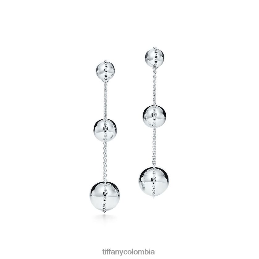 Tiffany pendientes triples unisexo 2J40B8708 joyas